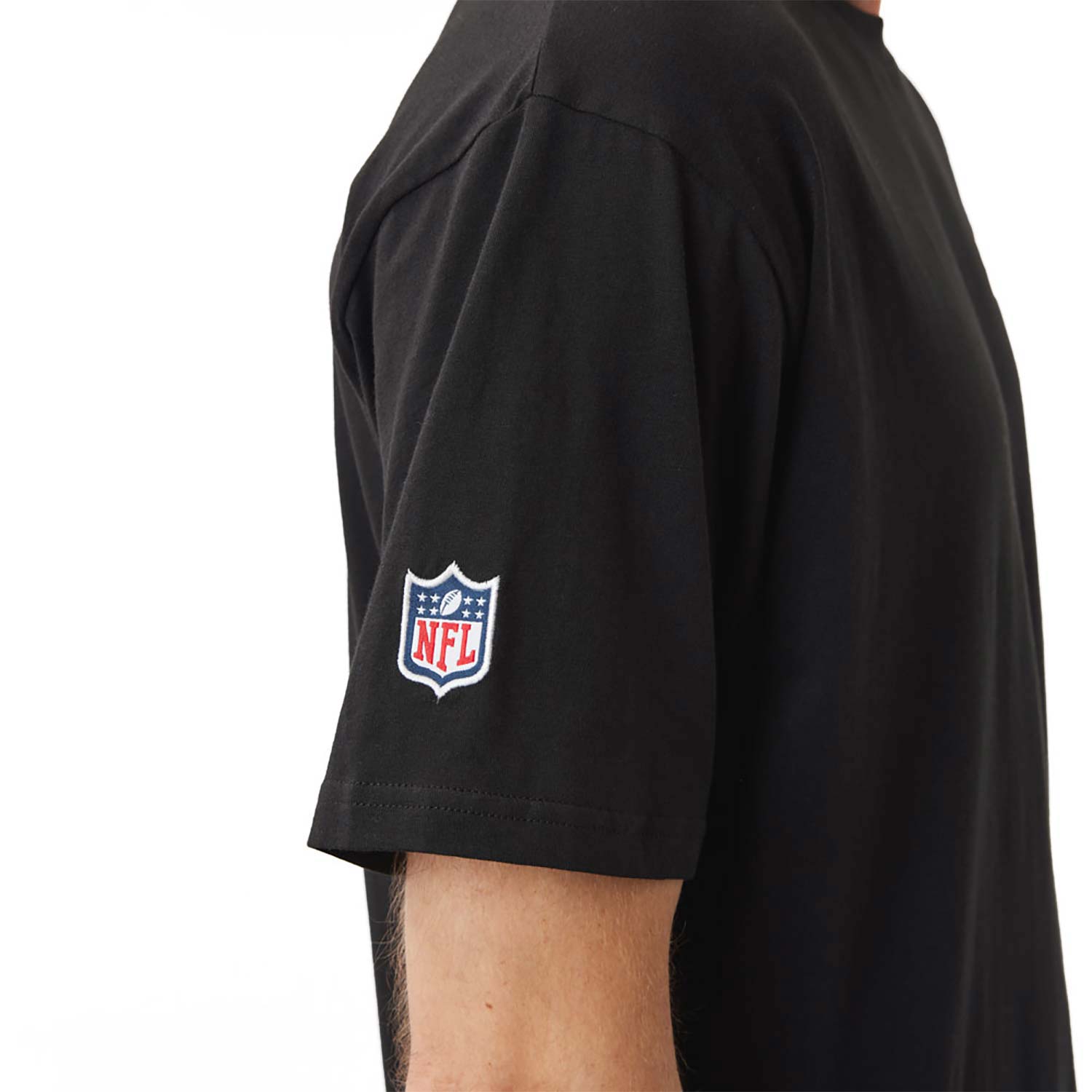 Schwarzes Tampa Bay Buccaneers NFL Logo Oversized T-Shirt
