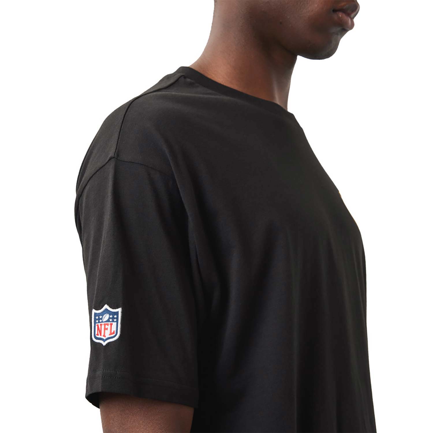 Green Bay Packers NFL Foil Black T-Shirt