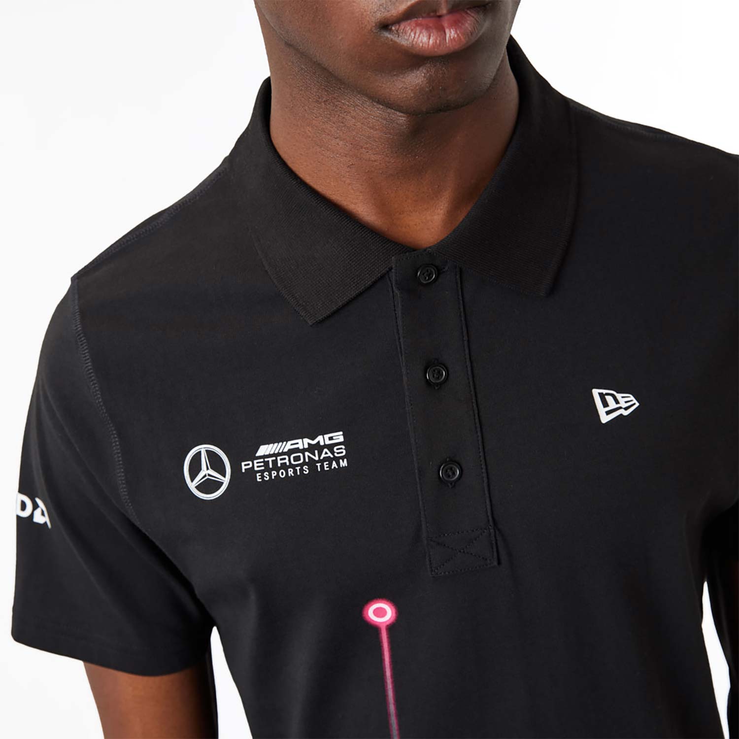 Mercedes-AMG Petronas Esports Motherboard Black Polo Shirt