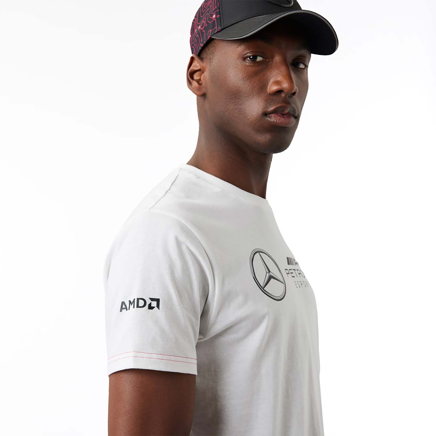 T-Shirt Mercedes-AMG Petronas Esports Logo Bianca
