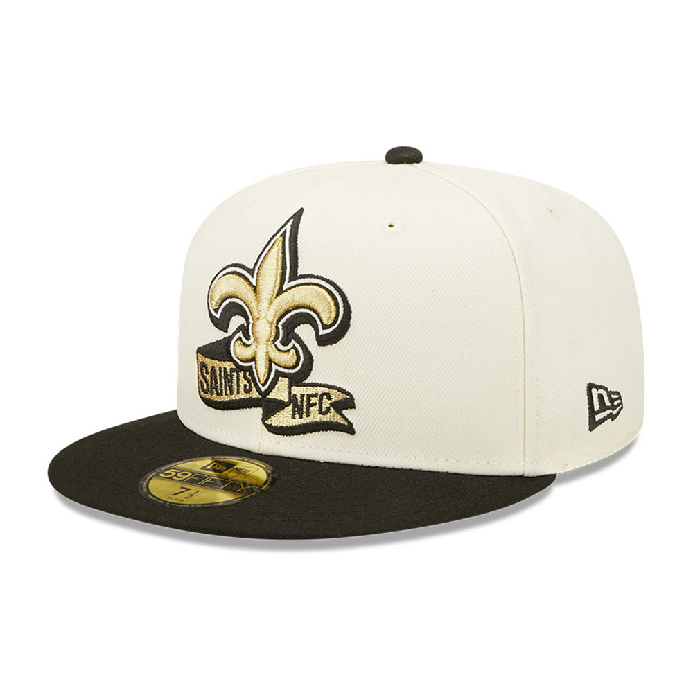 Weiße New Orleans Saints NFL Sideline 2022 59FIFTY Fitted Cap