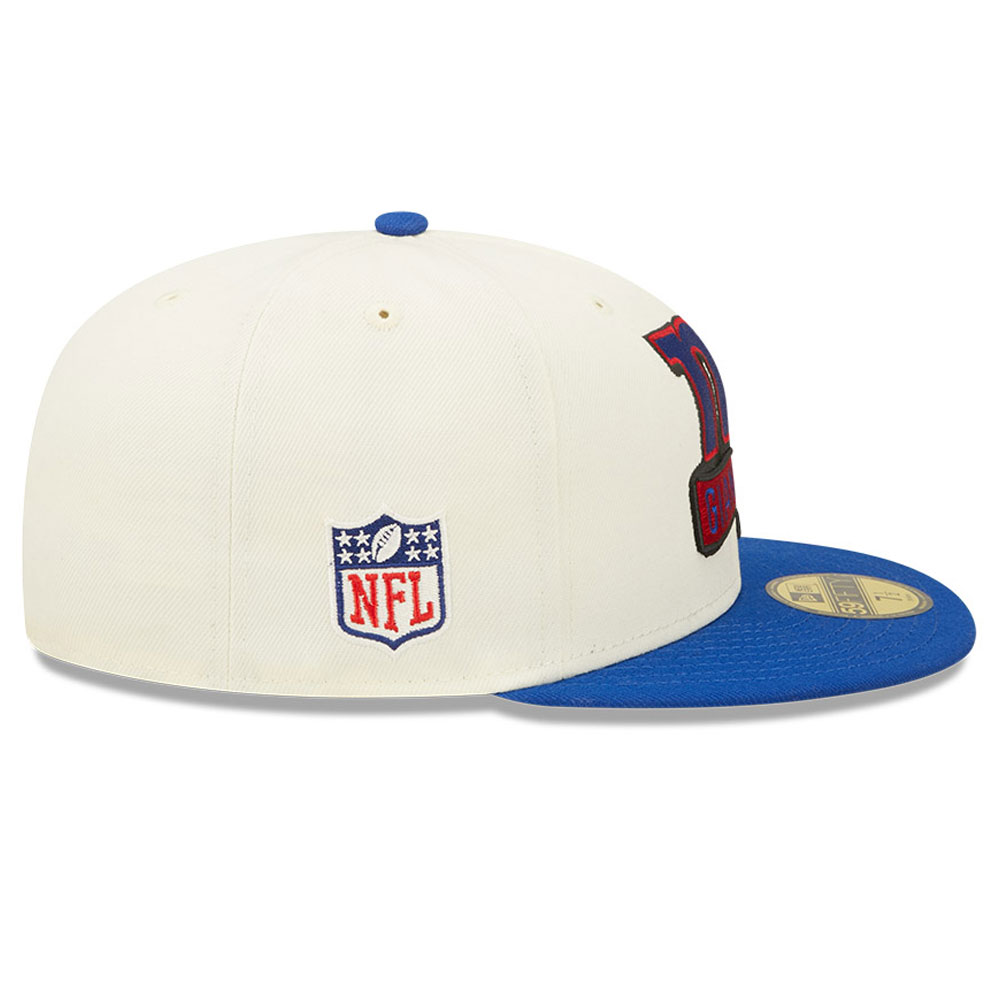 New York Giants NFL Sideline 2022 White 59FIFTY Fitted Cap