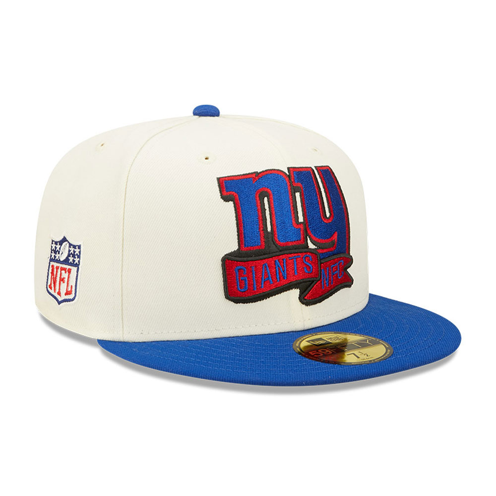 New York Giants NFL Sideline 2022 White 59FIFTY Fitted Cap