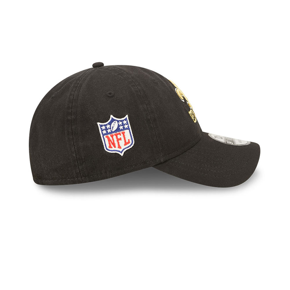 New Orleans Saints NFL Sideline Black 2022 9TWENTY Adjustable Cap