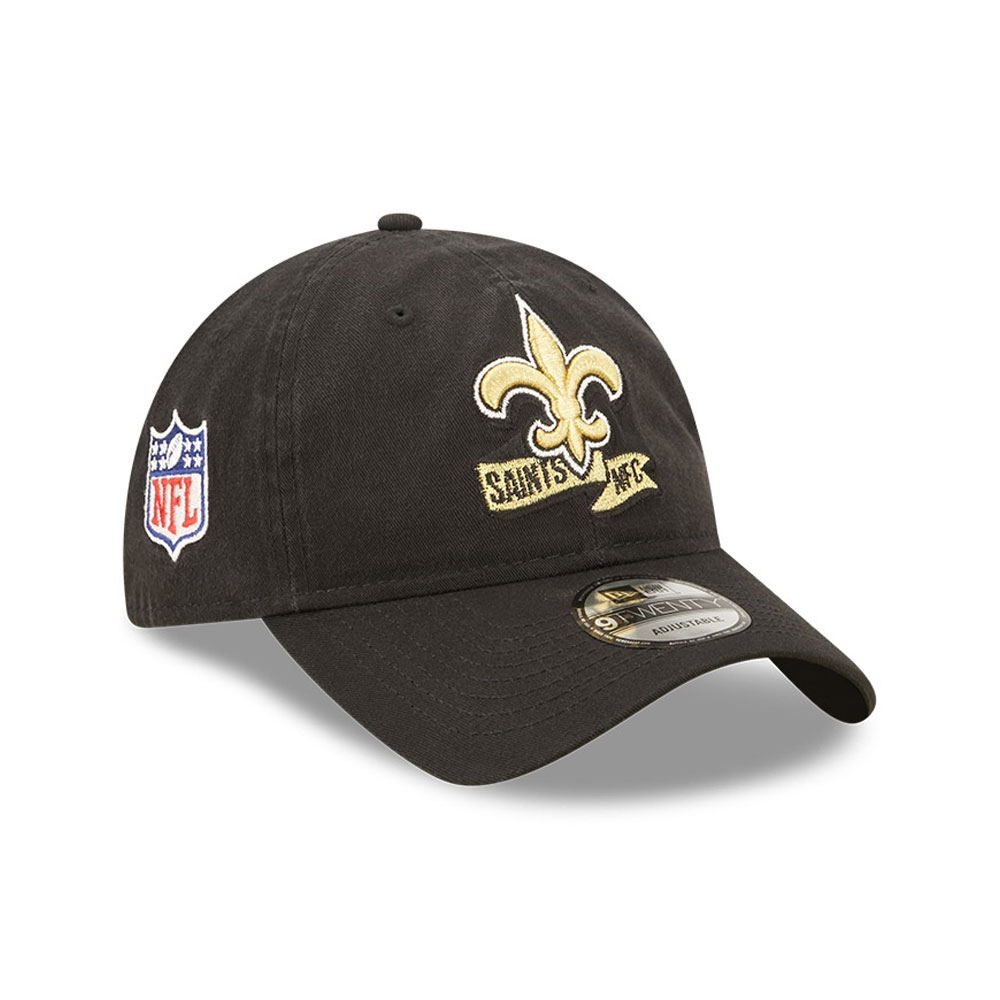New Orleans Saints NFL Sideline Black 2022 9TWENTY Adjustable Cap