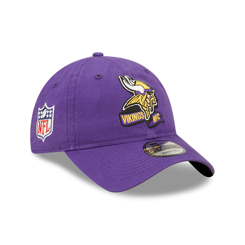 Cappellino 9TWENTY Regolabile Minnesota Vikings NFL Sideline 2022 Viola