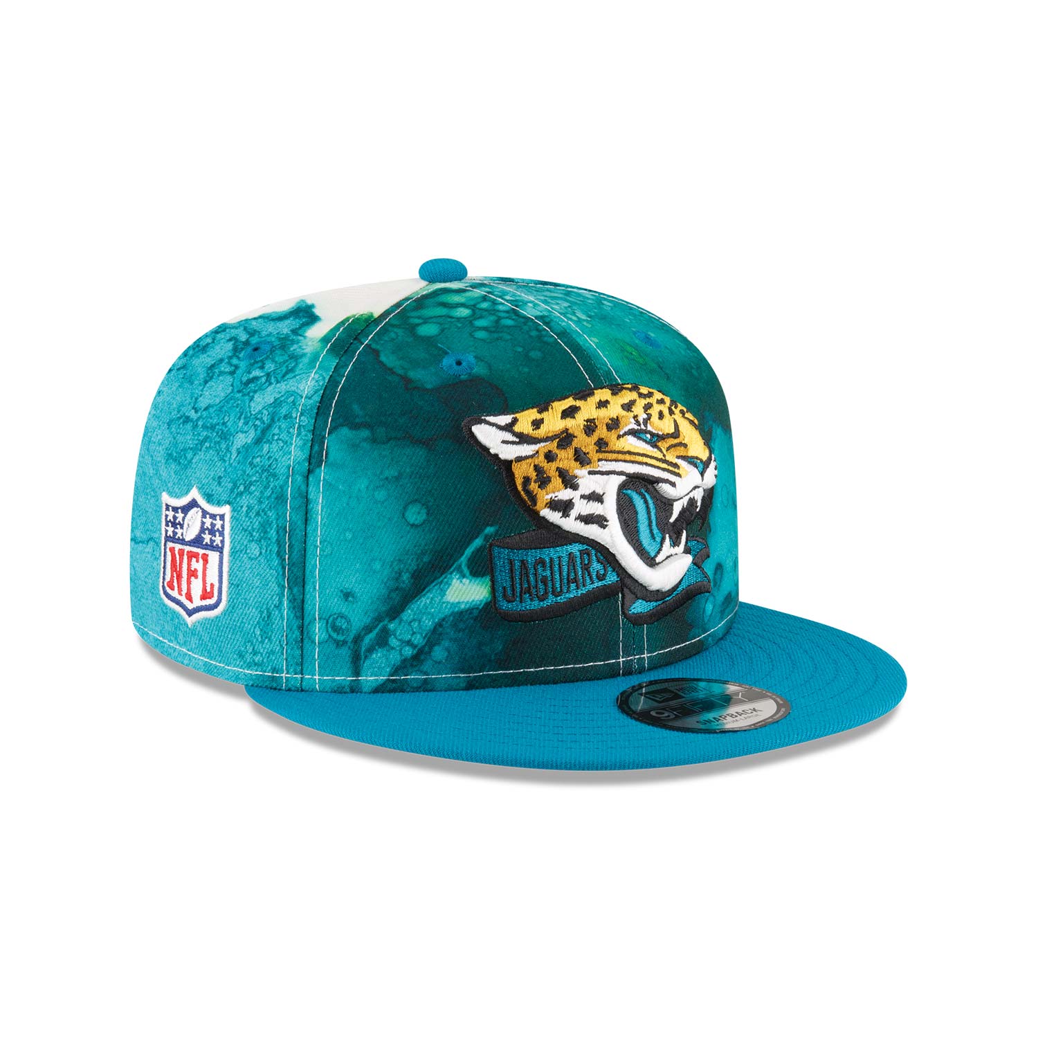 Jacksonville Jaguars NFL Sideline 2022 Green 9FIFTY Snapback Cap