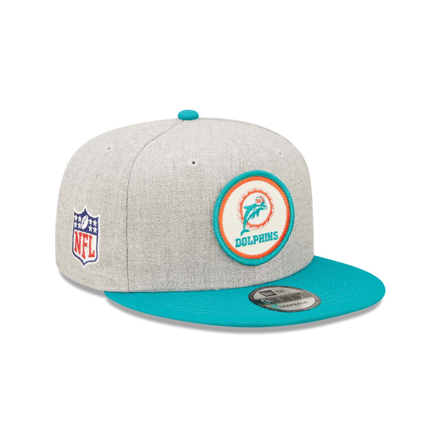Miami Dolphins NFL Sideline 2022 Grey 9FIFTY Snapback Cap
