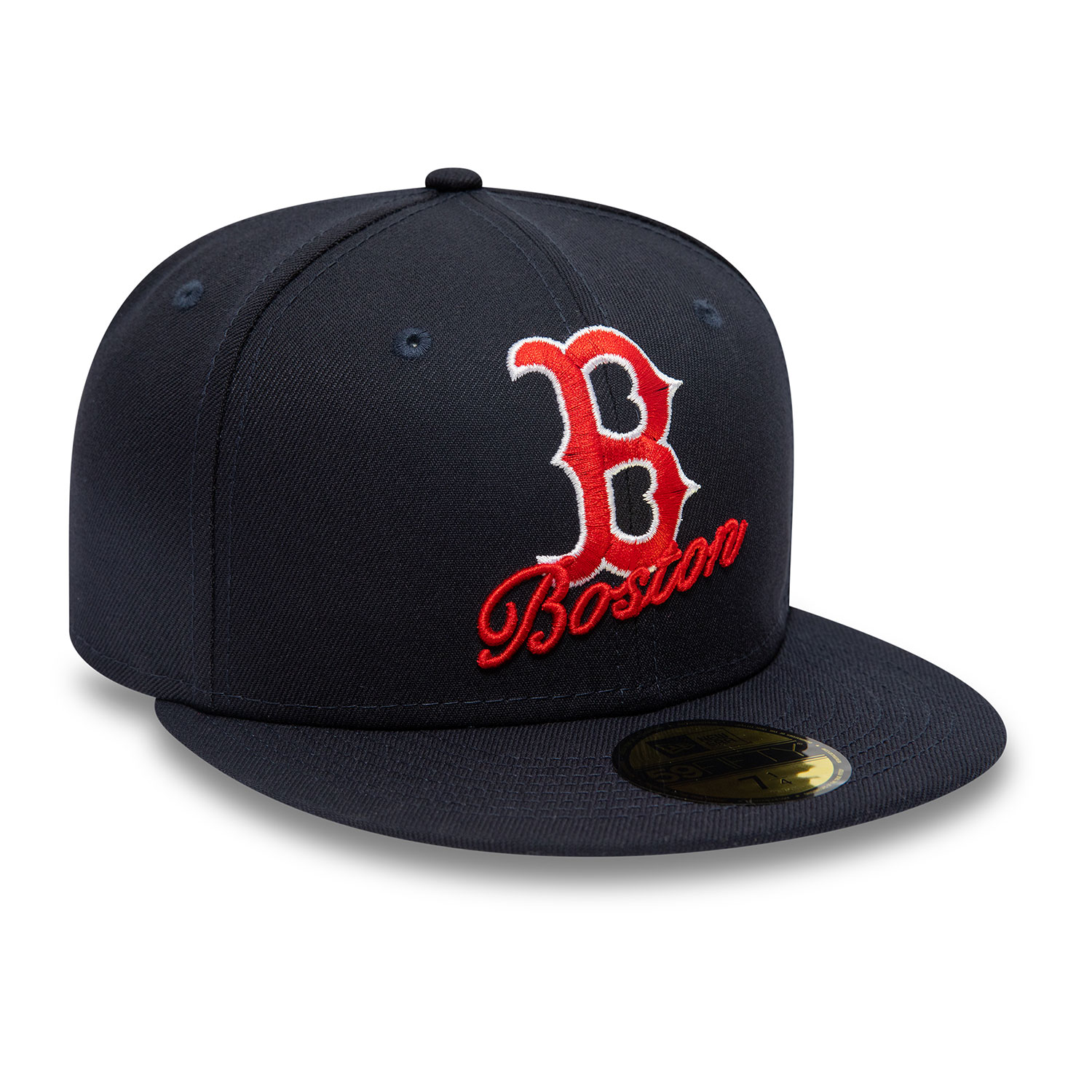 Boston Red Sox Dual Logo Navy 59FIFTY Cap