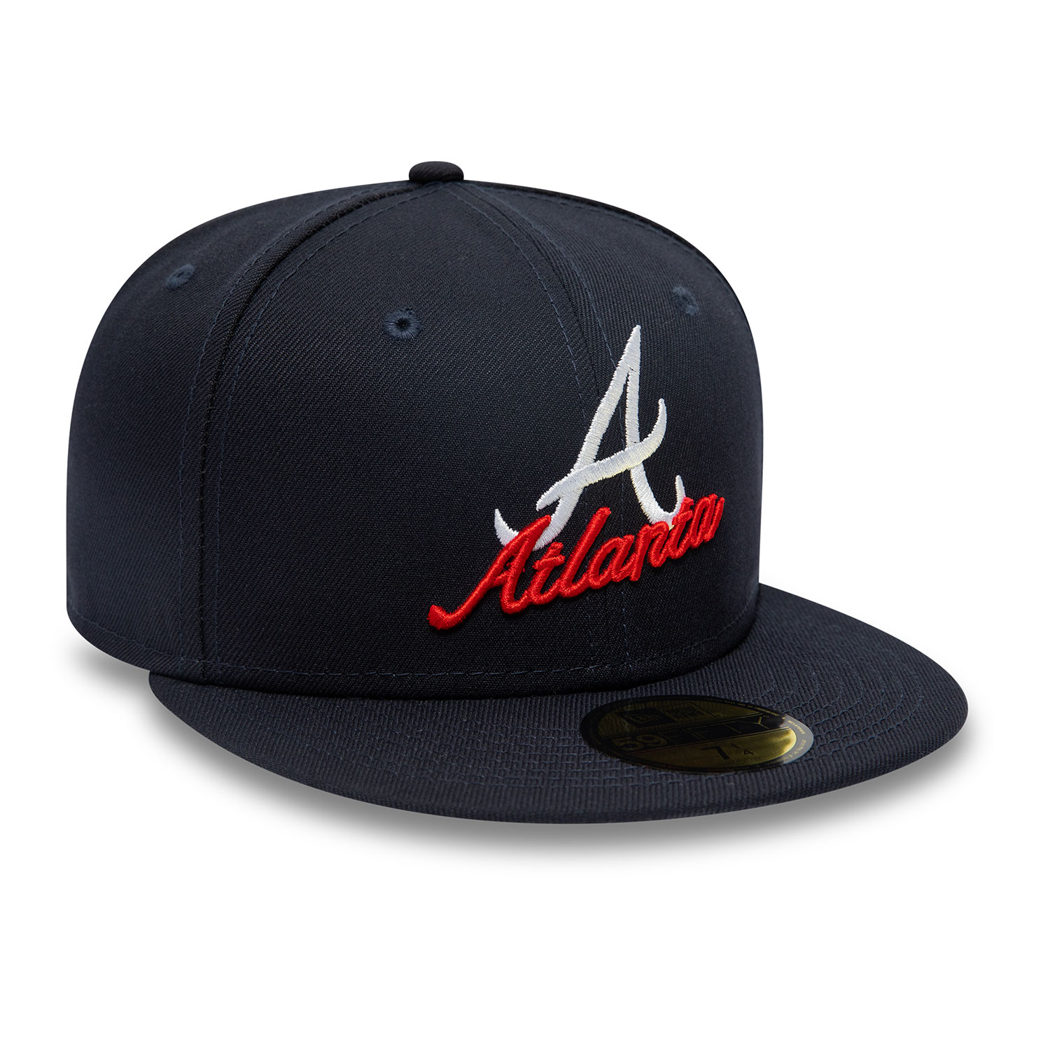 Atlanta Braves Dual Logo Navy 59FIFTY Fitted Cap