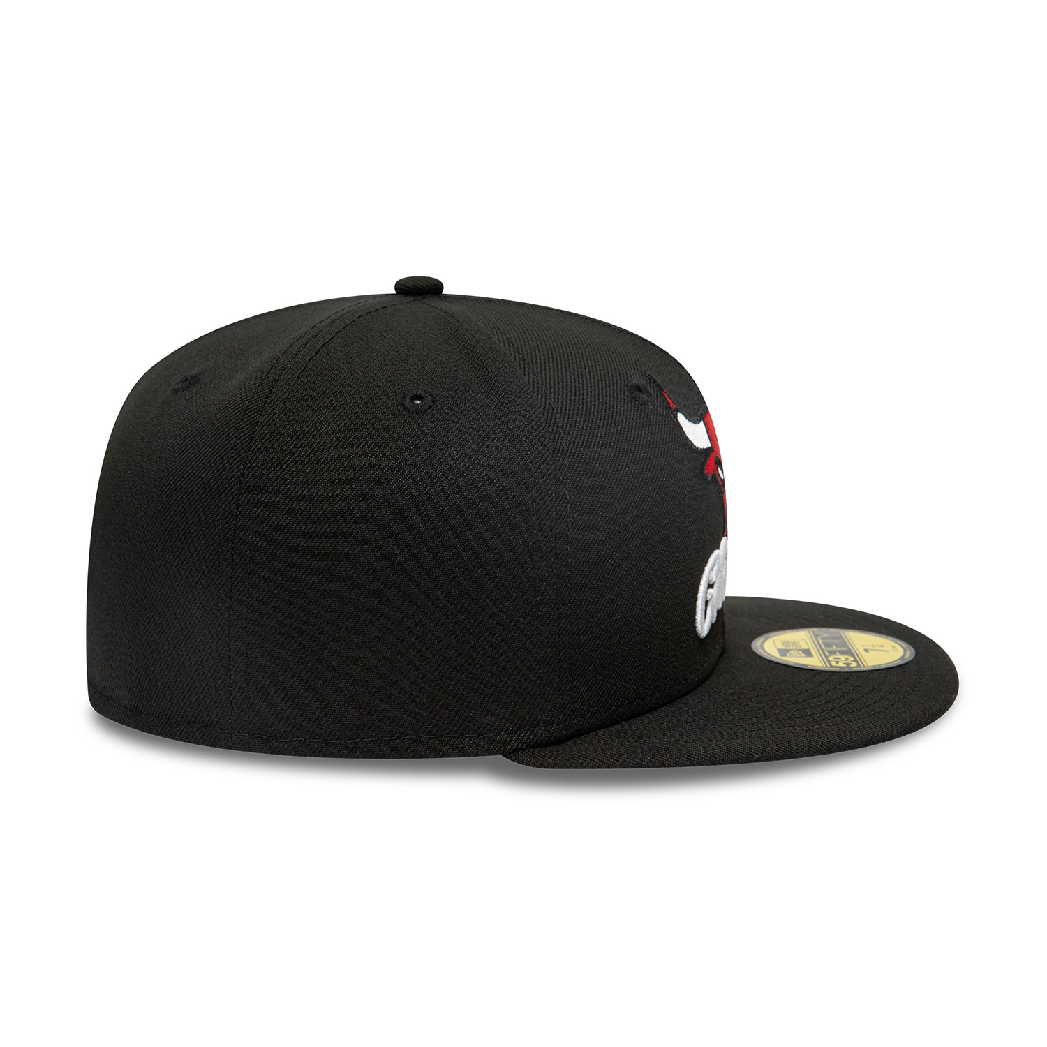 Chicago Bulls Dual Logo Black 59FIFTY Fitted Cap
