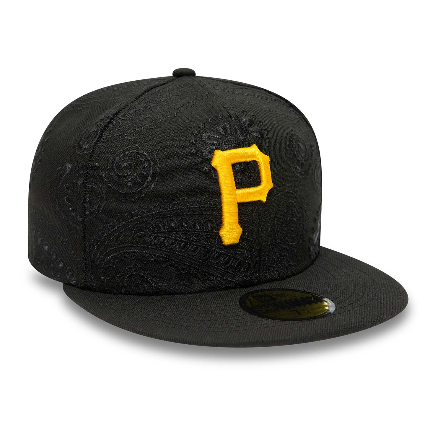 Pittsburgh Pirates MLB Swirl Black 59FIFTY Fitted Cap