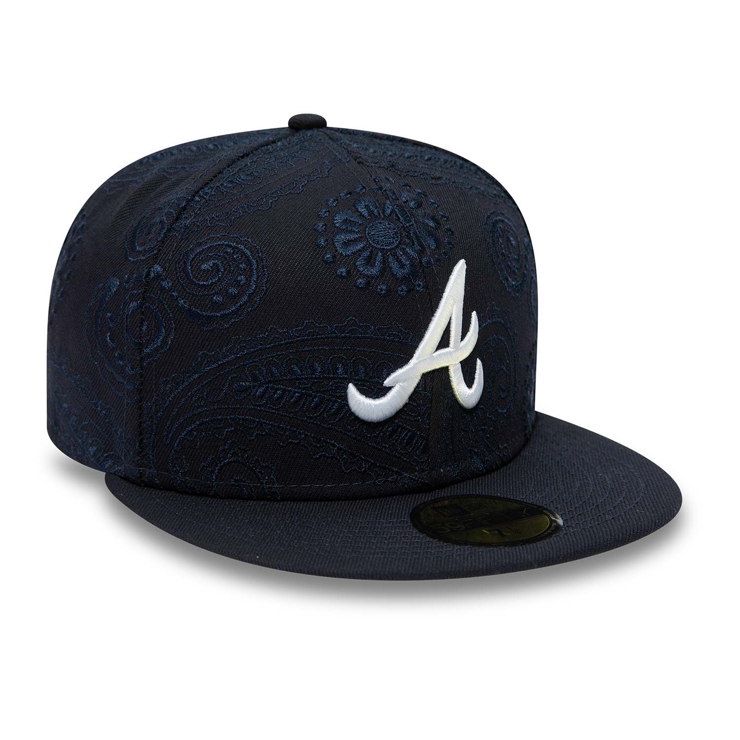 Cappellino 59FIFTY Fitted Atlanta Braves MLB Swirl Blu scuro 