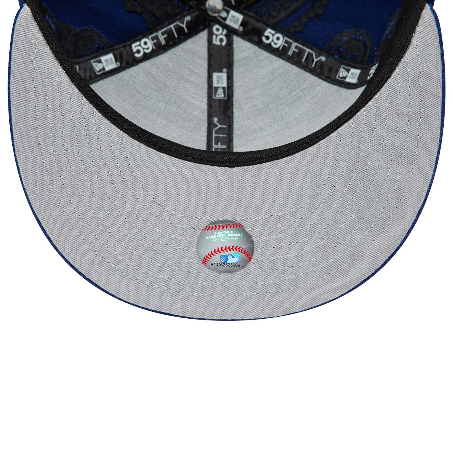 Cappellino 59FIFTY Fitted LA Dodgers MLB Swirl Blu