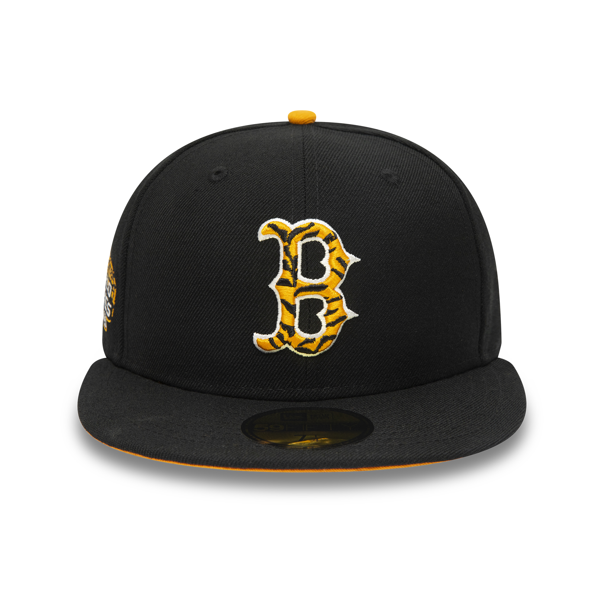 Boston Red Sox Tiger Fill Black 59FIFTY Fitted Cap