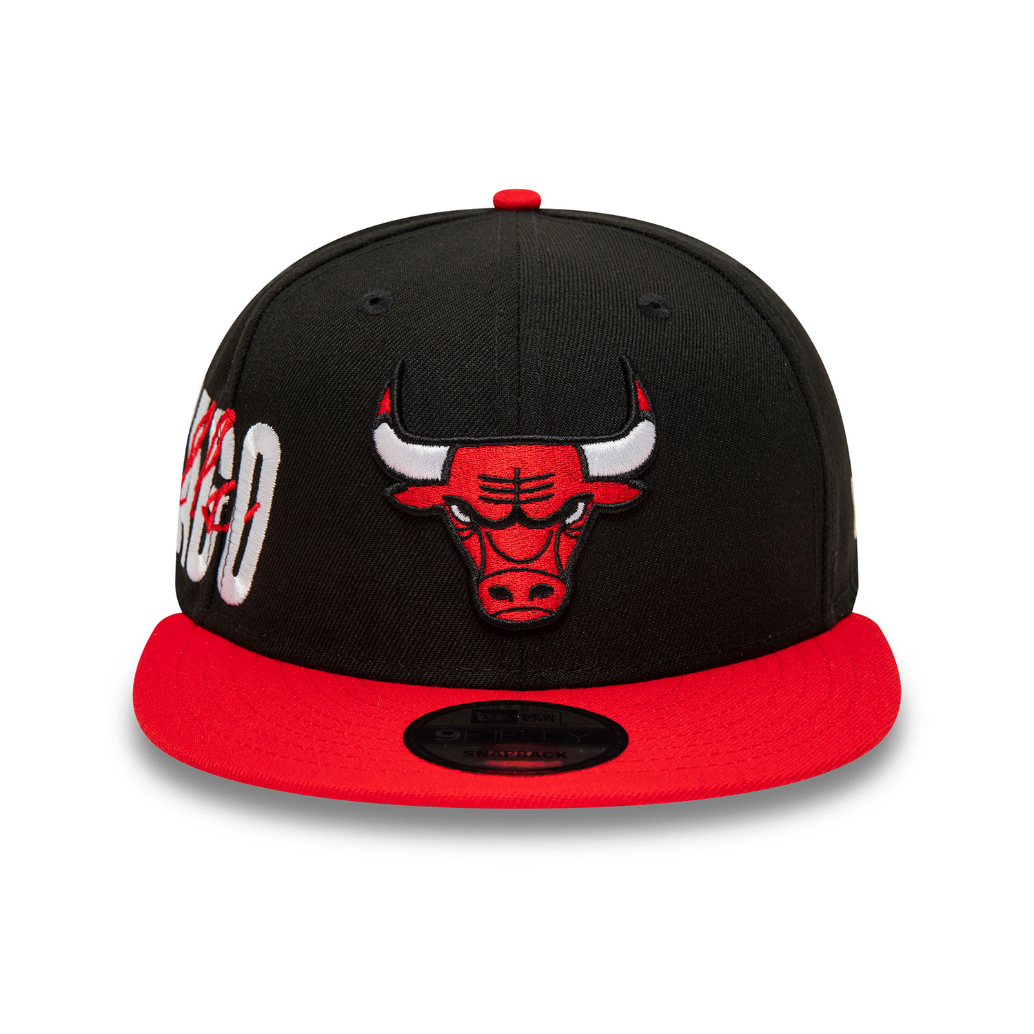 Gorra oficial New Era Chicago Bulls Side Font 9FIFTY Snapback