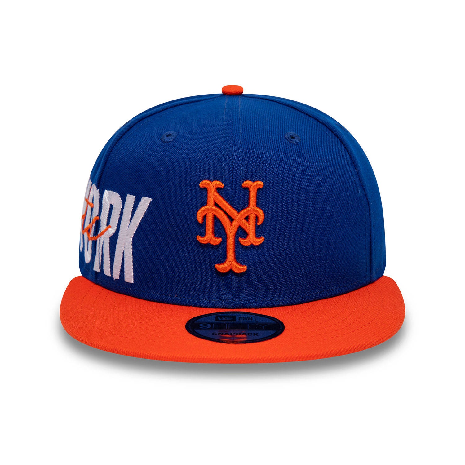 New York Mets Side Font Blue 9FIFTY Snapback Cap
