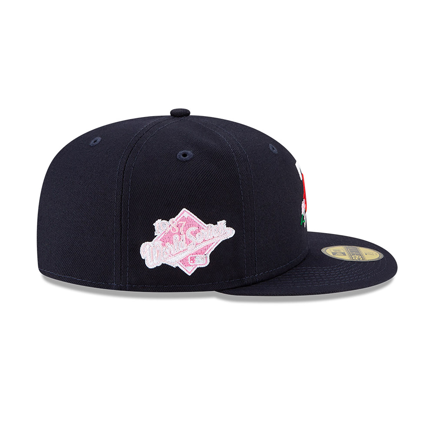 Official New Era Minnesota Twins MLB Side Patch Bloom Navy 59FIFTY ...