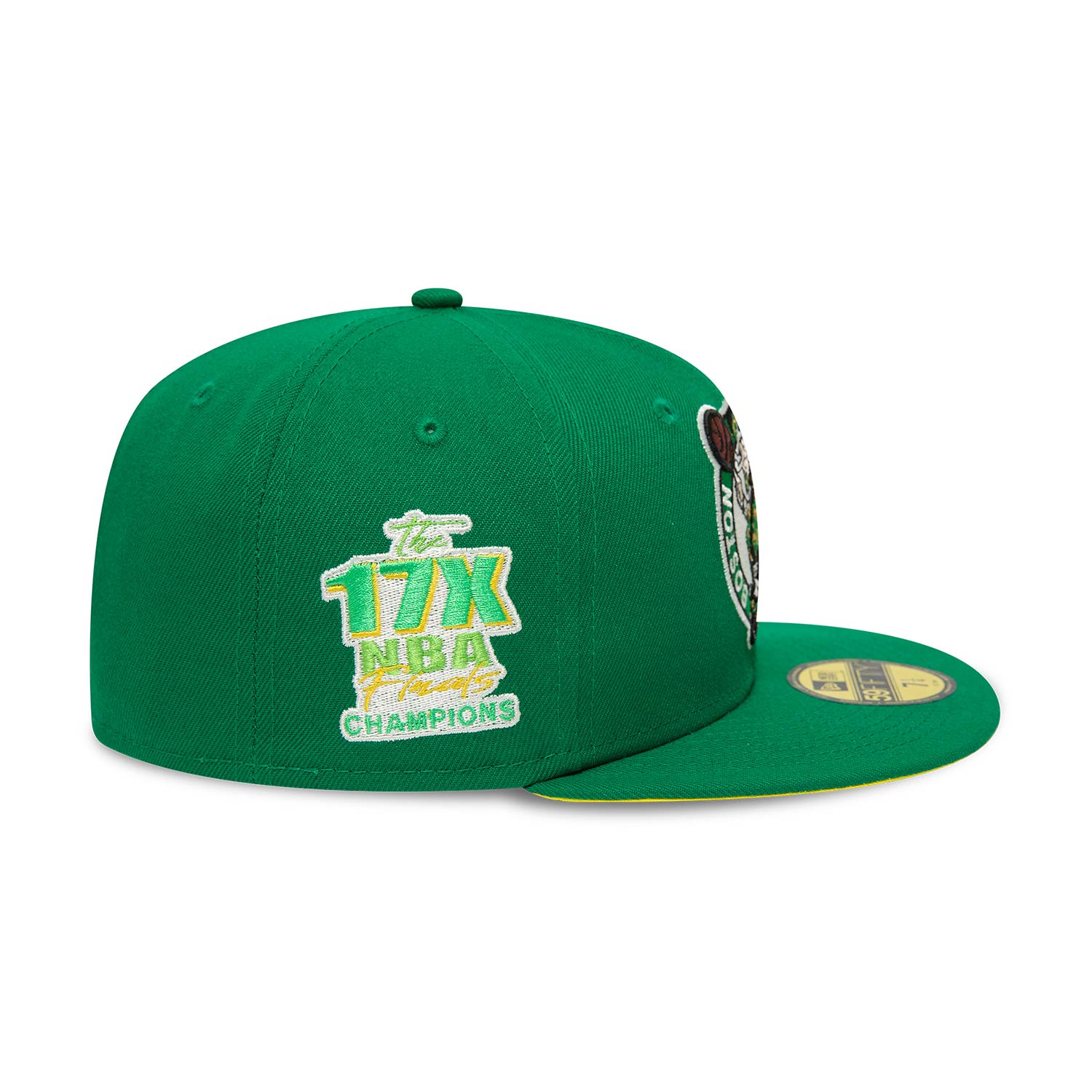 Cappellino 59FIFTY Fitted Boston Celtics Citrus Pop Verde