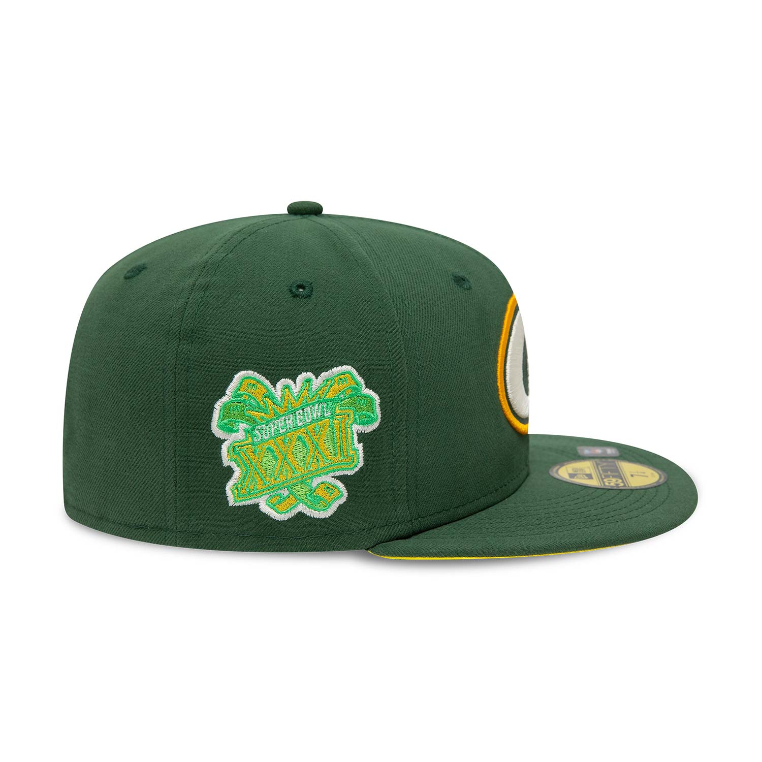 Cappellino 59FIFTY Fitted Green Bay Packers Citrus Pop Verde