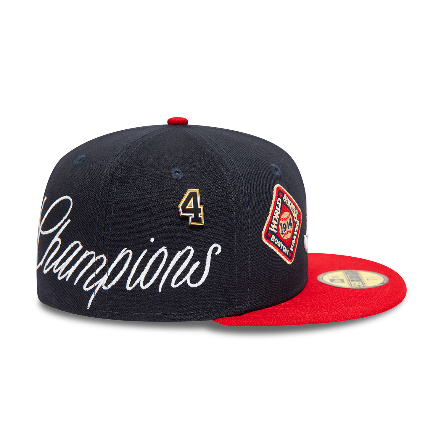 Atlanta Braves Historic Champs Navy 59FIFTY Fitted Cap