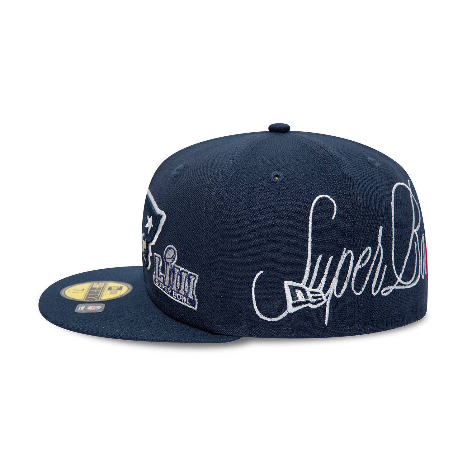 New England Patriots Historic Champs Navy 59FIFTY Fitted Cap
