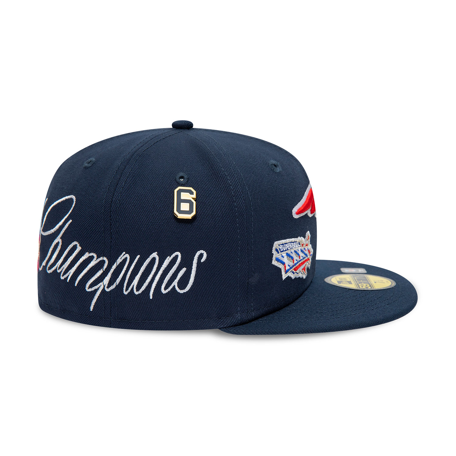 Casquette 59FIFTY Fitted New York Patriots Historic Champs Bleu Marine
