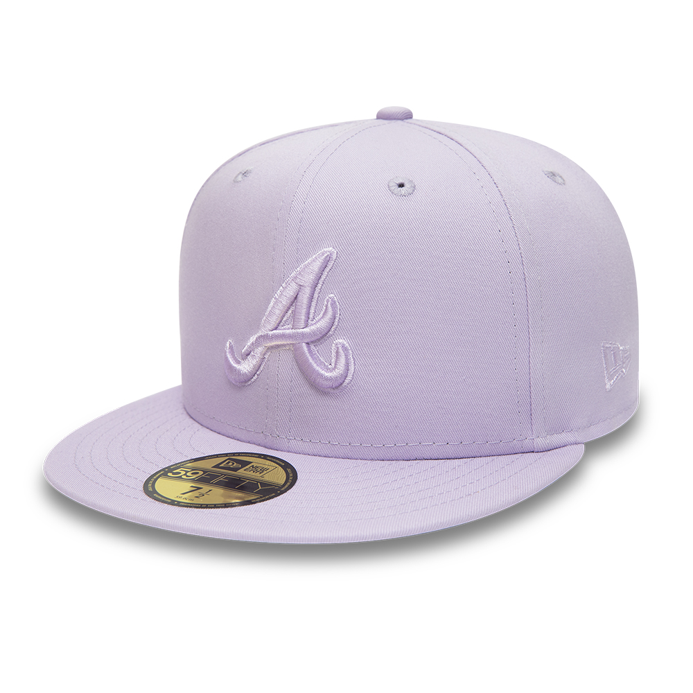 Official New Era Atlanta Braves MLB Tonal Pastel Lilac 59FIFTY