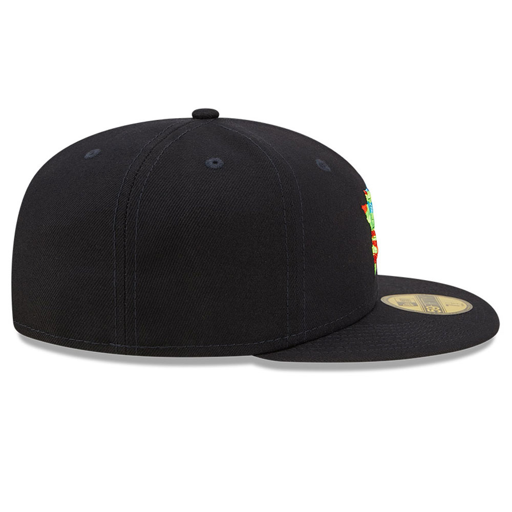 Houston Astros Infrared Navy 59FIFTY Fitted Cap