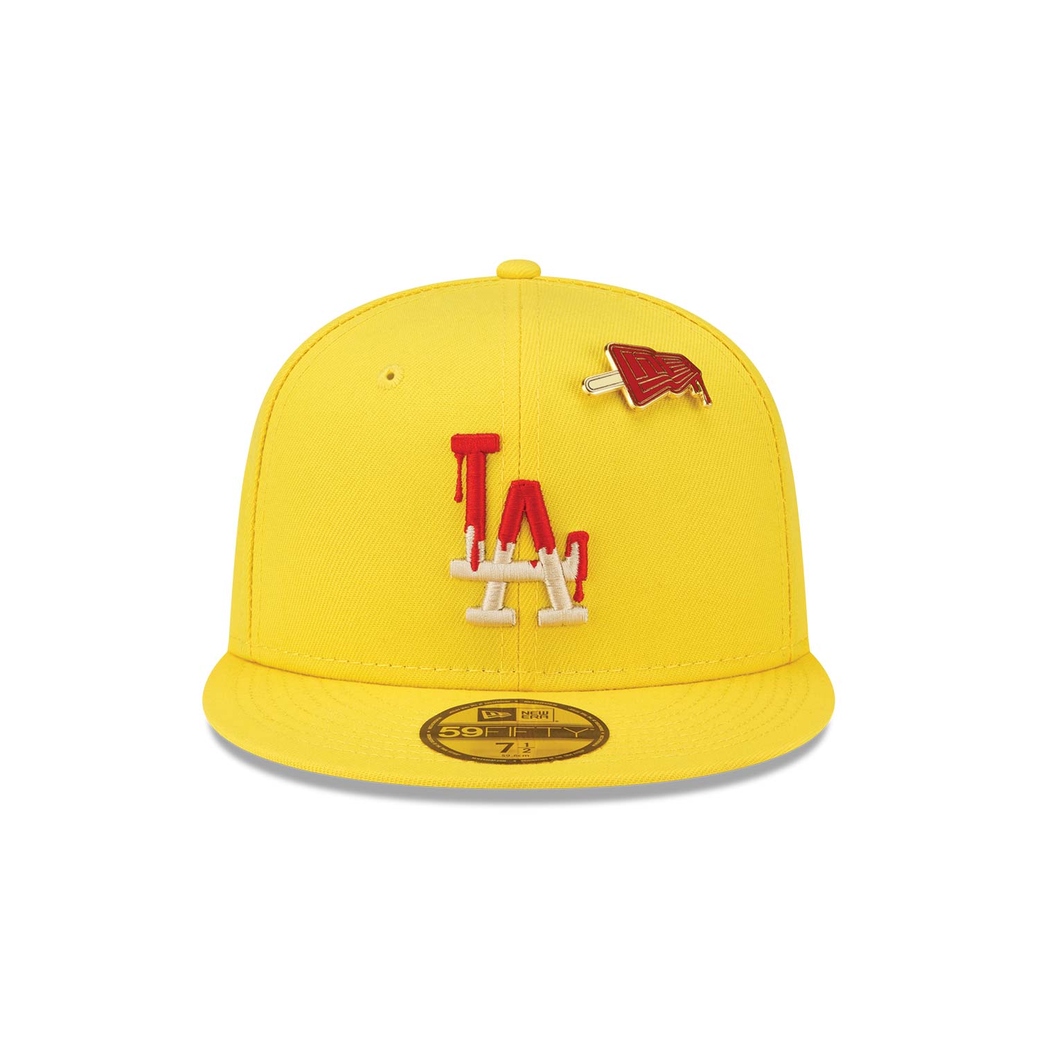 LA Dodgers Icy Pop Bright Yellow 59FIFTY Fitted Cap