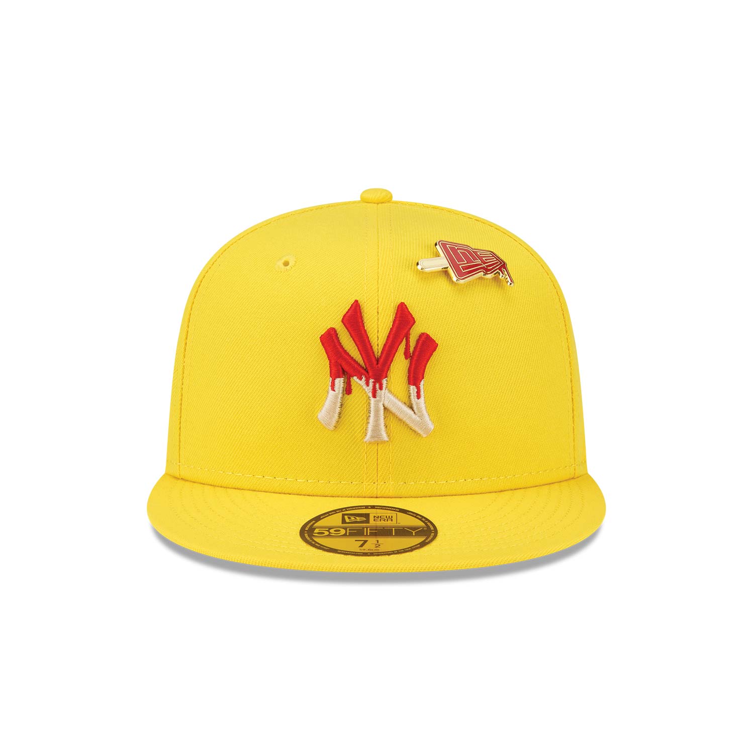 New York Yankees Icy Pop Bright Yellow 59FIFTY Fitted Cap