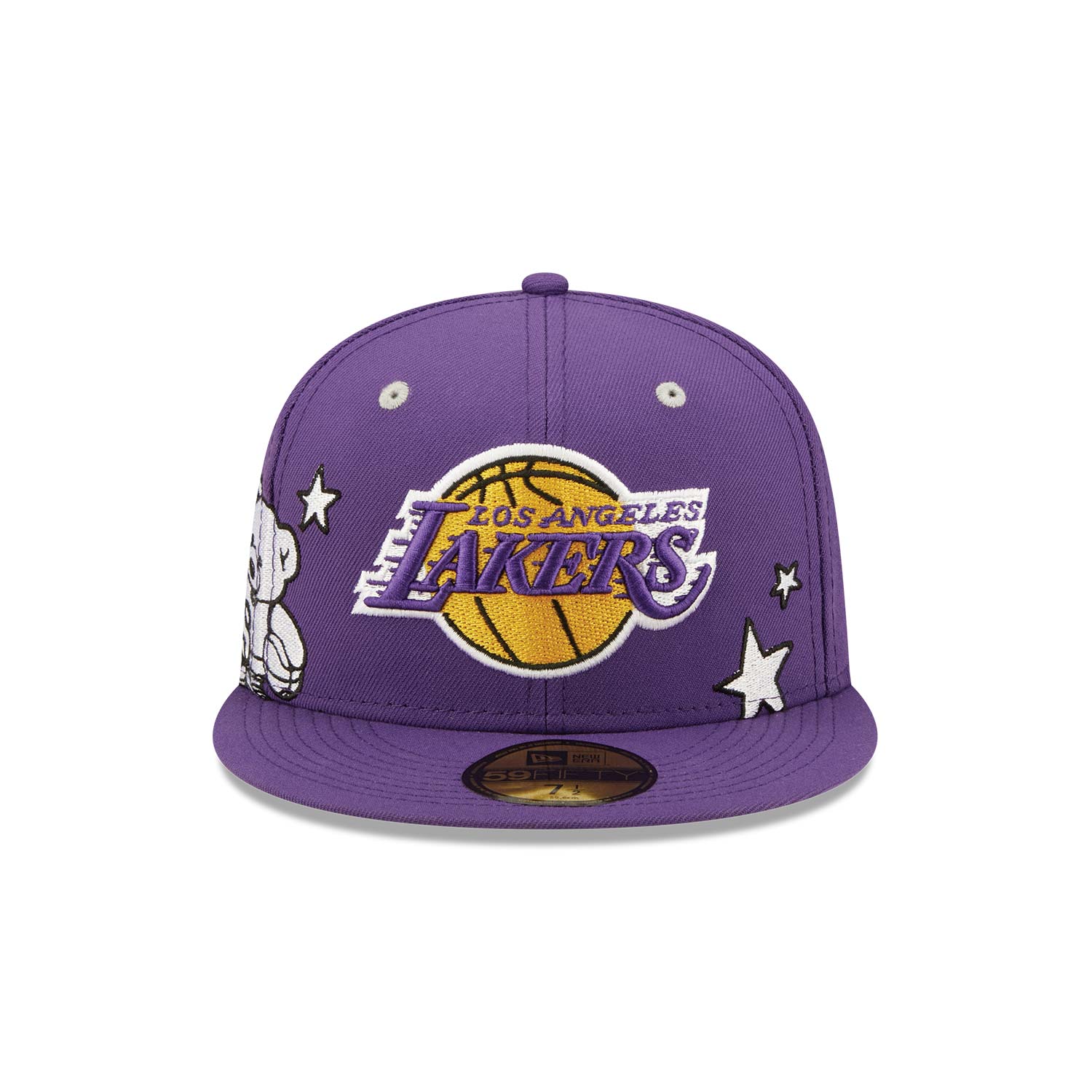 LA Lakers Teddy Purple 59FIFTY Fitted Cap