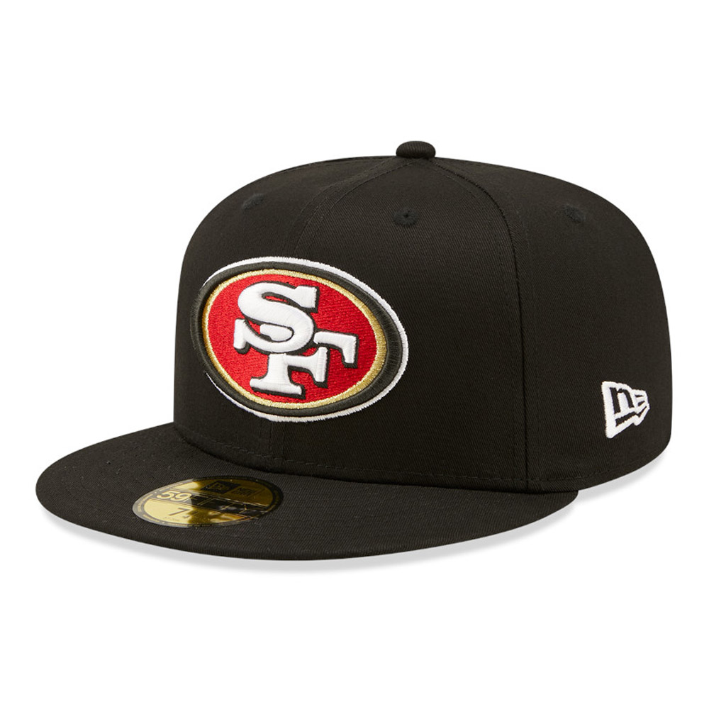 Cappellino 59FIFTY Fitted San Francisco 49ers Side Patch Nero