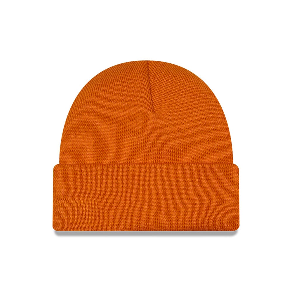 New Era Womens Orange Beanie Hat