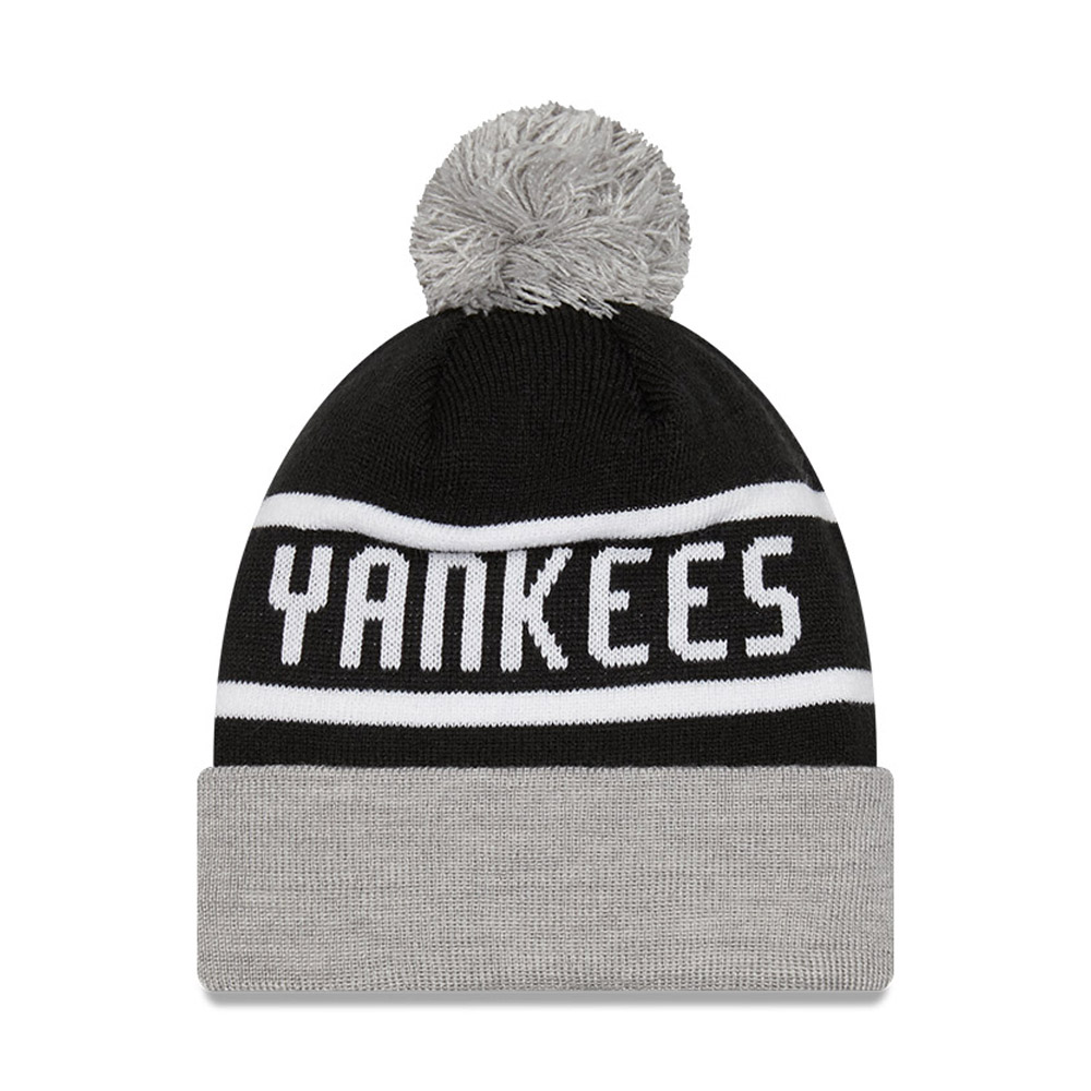 New York Yankees Black Beanie Hat