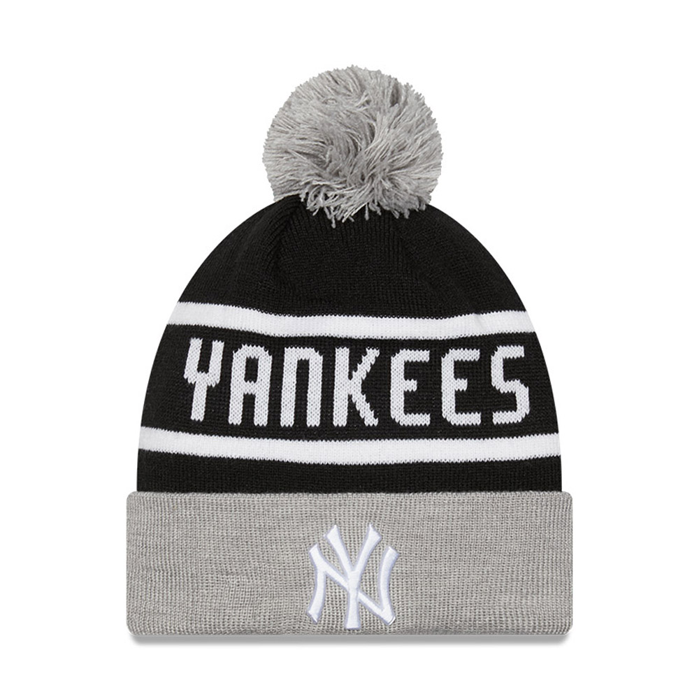 New York Yankees Black Beanie Hat