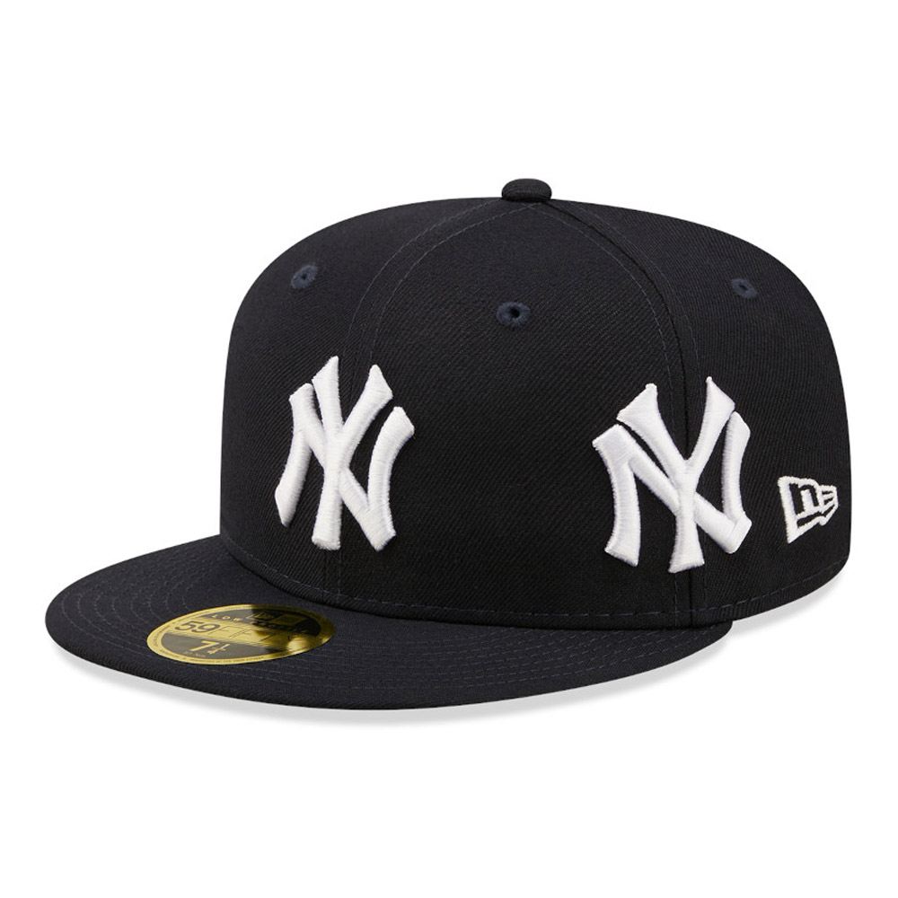 New York Yankees Logo Navy 59FIFTY Low Profile Fitted Cap
