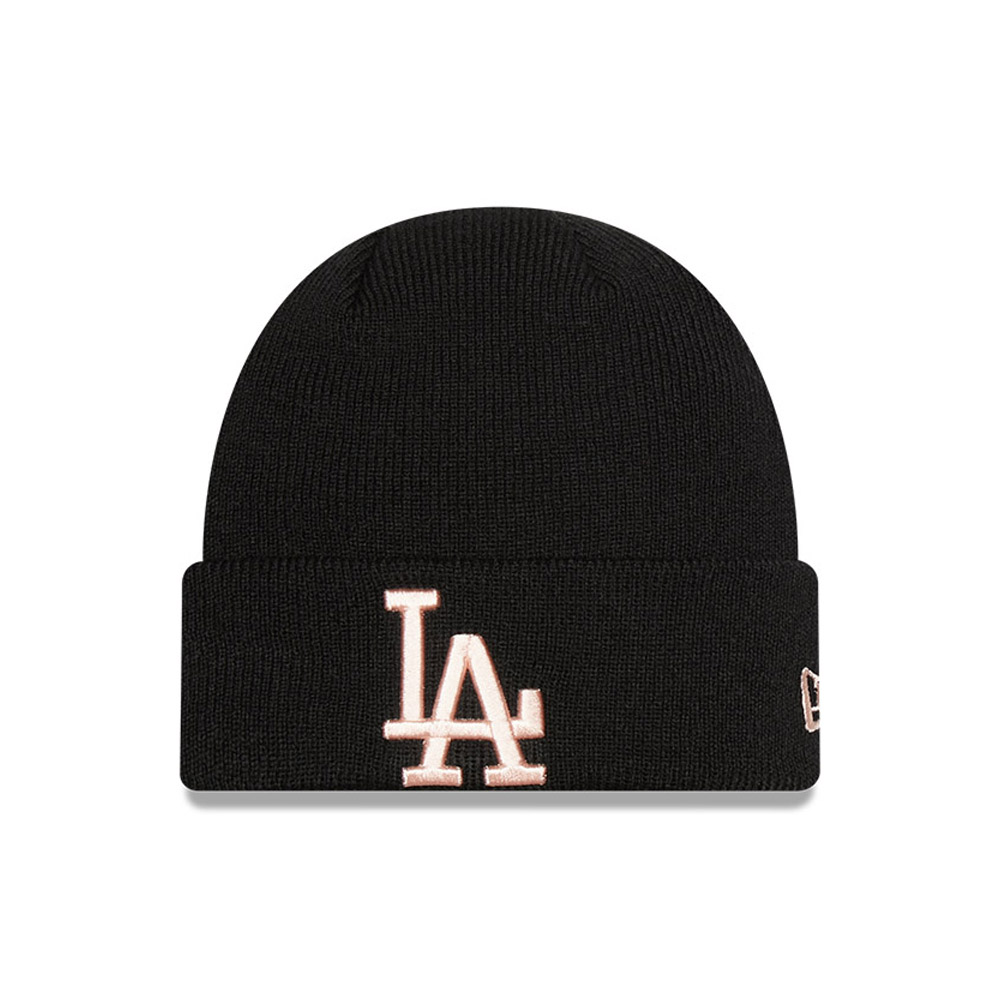 LA Dodgers League Essential Kids Black Beanie Hat