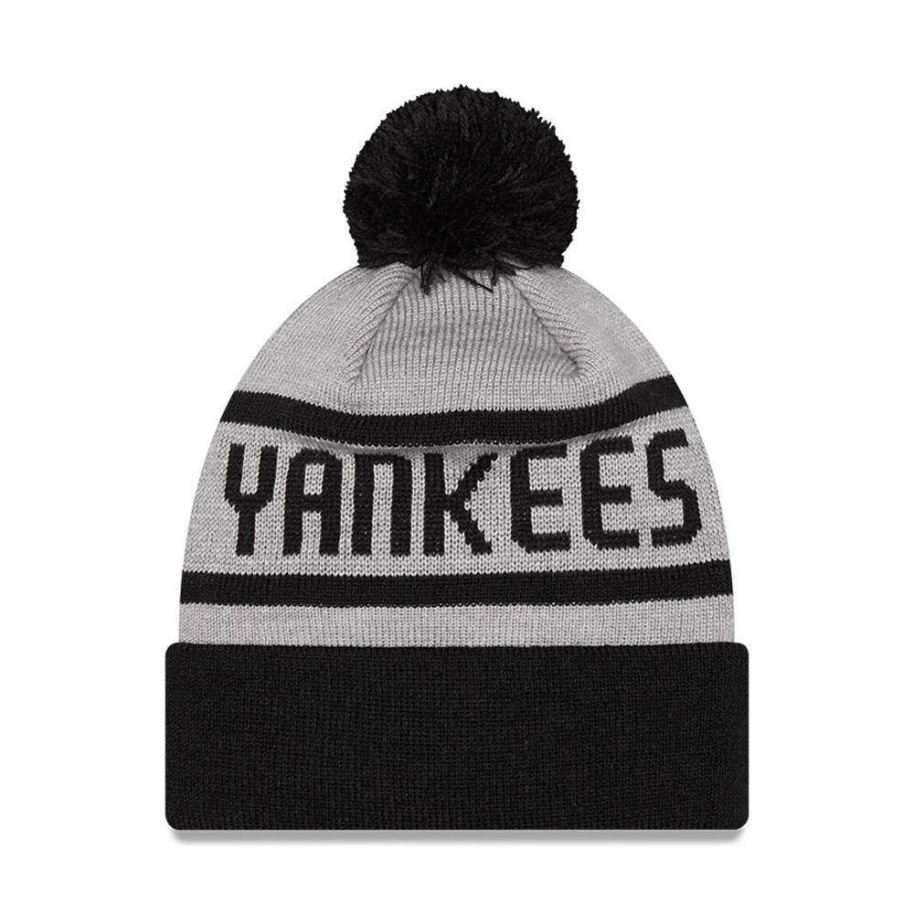 New York Yankees Kids Grey Beanie Hat