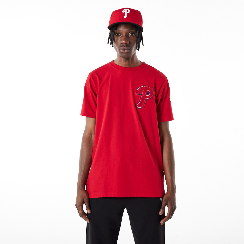 T-Shirt Philadelphia Phillies MLB Logo Select Rossa