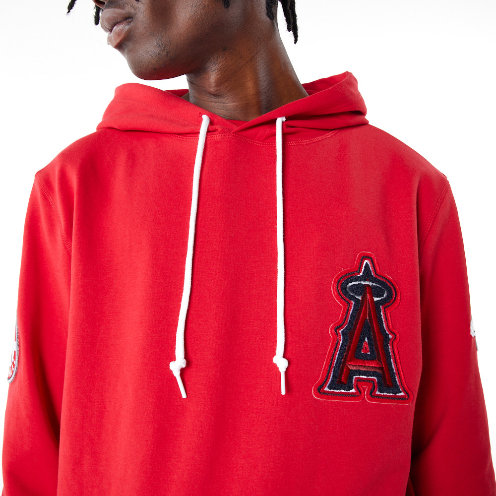 Felpa con cappuccio LA Angels MLB Logo Select Rossa