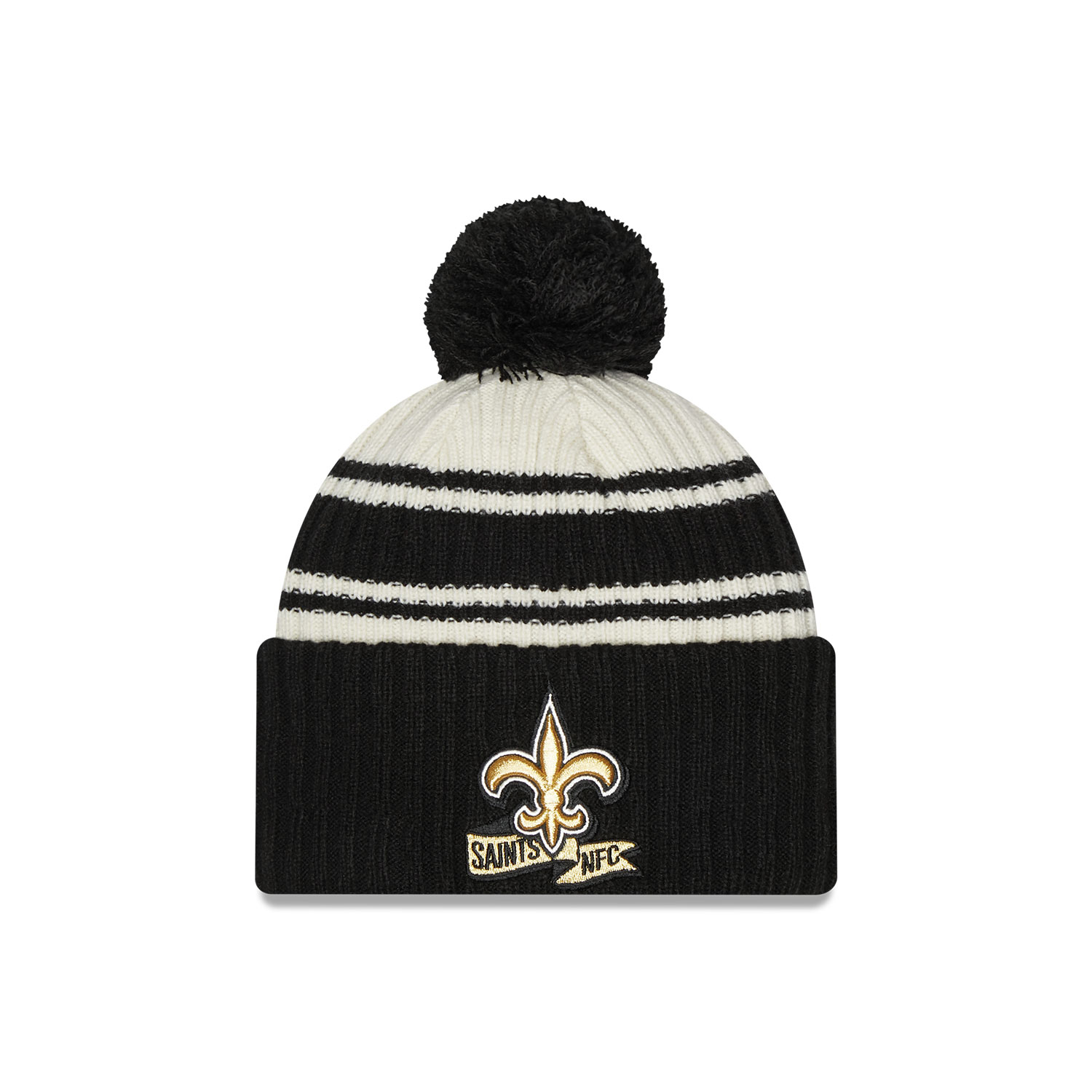 New Orleans Saints NFL Sideline Black Beanie Hat