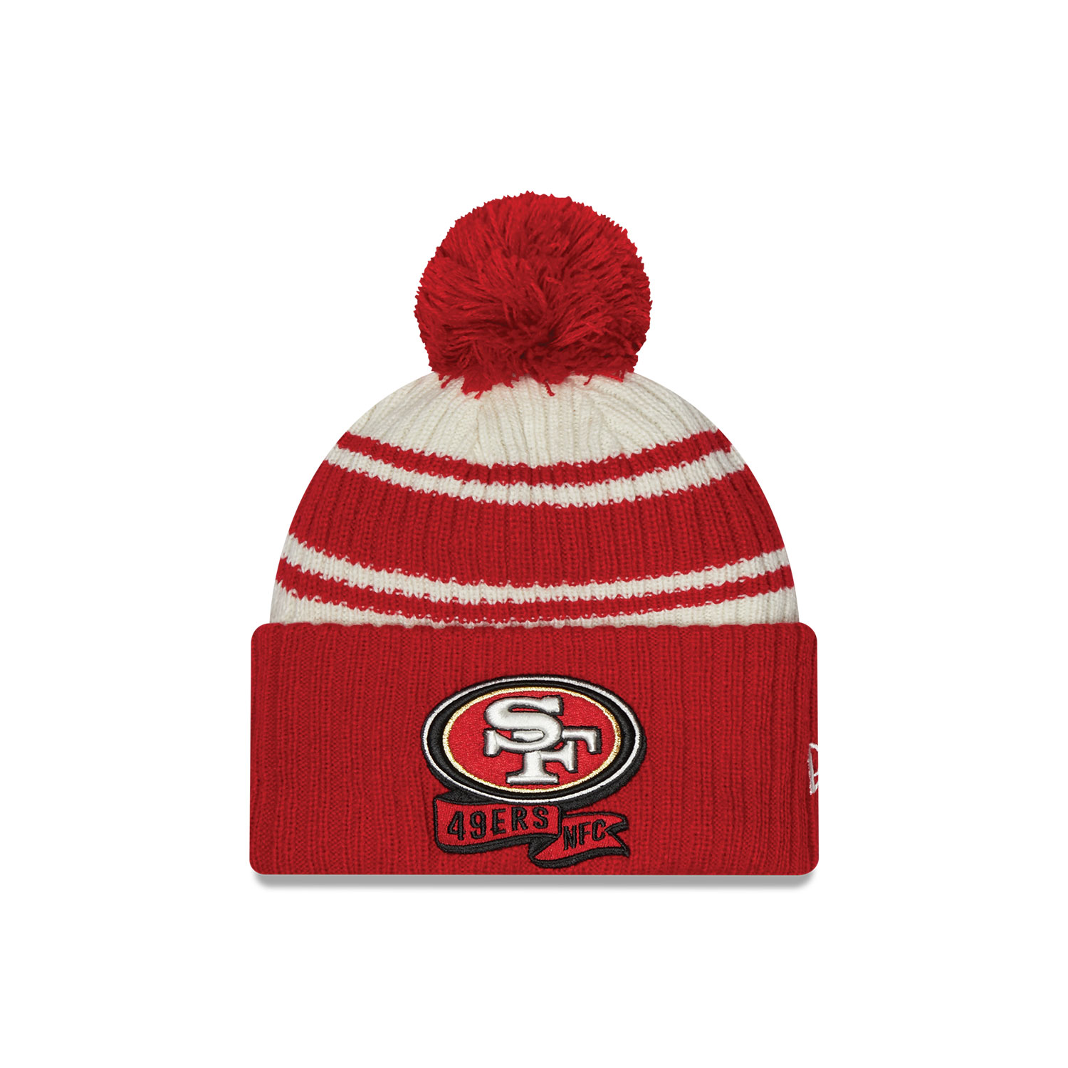 San Francisco 49ers NFL Sideline Red Beanie Hat