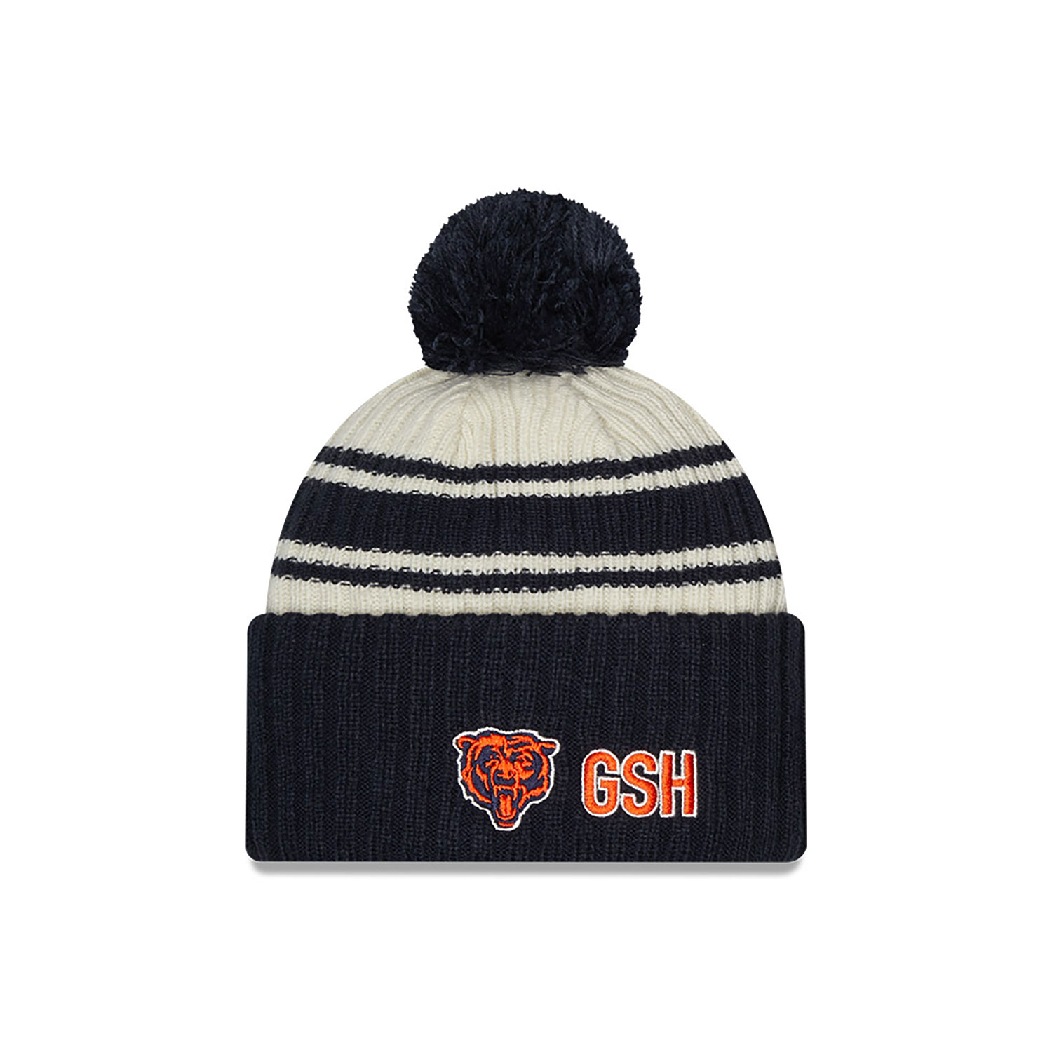 Chicago Bears NFL Sideline Navy Beanie Hat