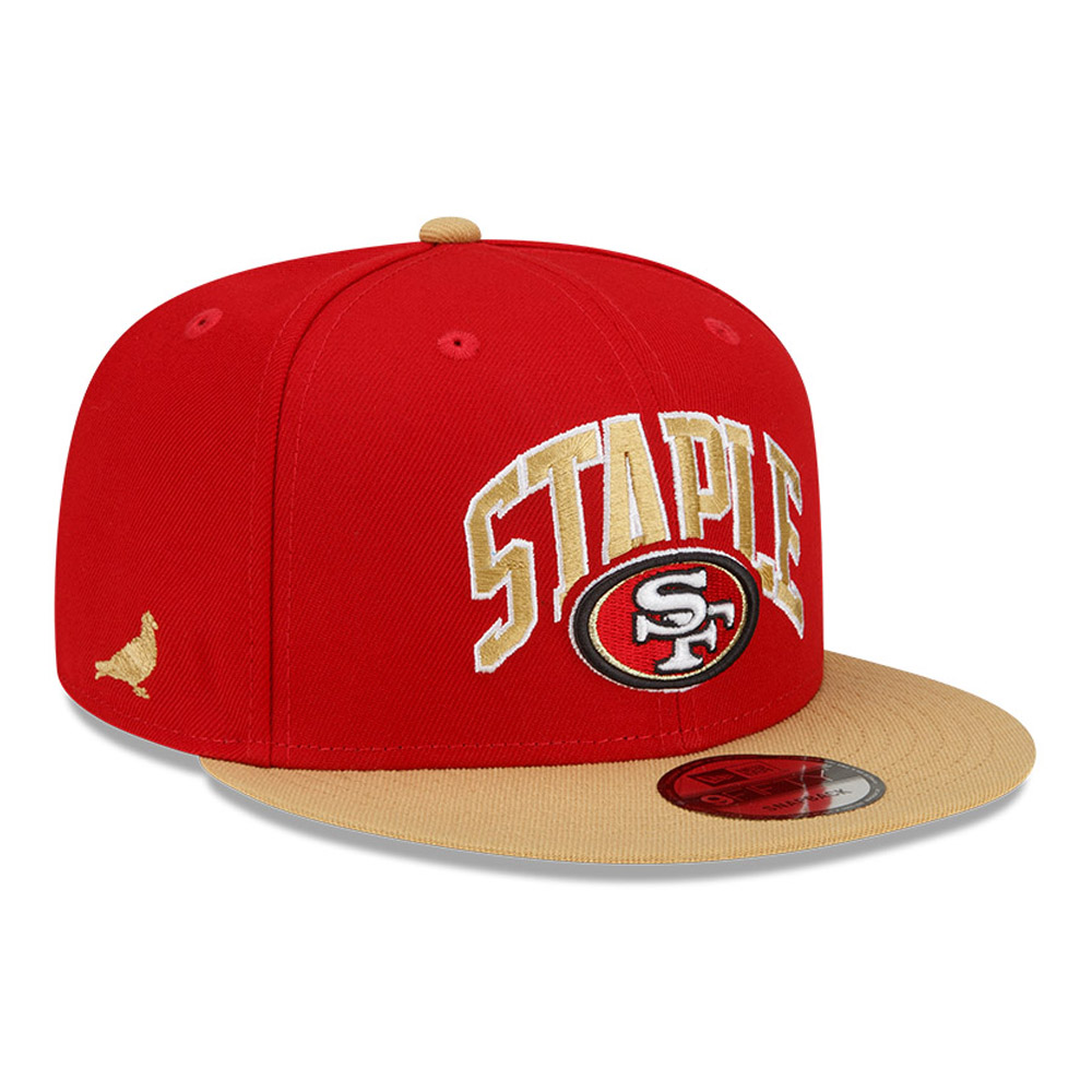 San Francisco 49ers x Staple Red 9FIFTY Snapback Cap