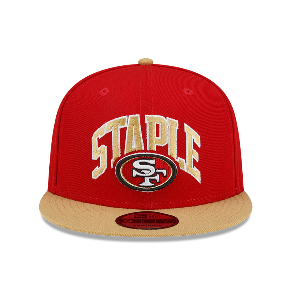 Cappellino 9FIFTY Snapback San Francisco 49ers x Staple Rosso