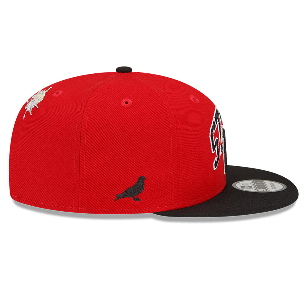 Atlanta Falcons x Staple Red 9FIFTY Snapback Cap