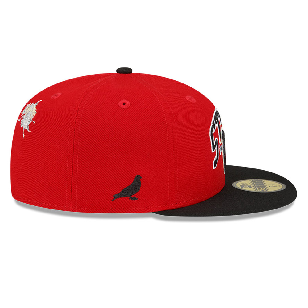 Atlanta Falcons x Staple Red 59FIFTY Fitted Cap