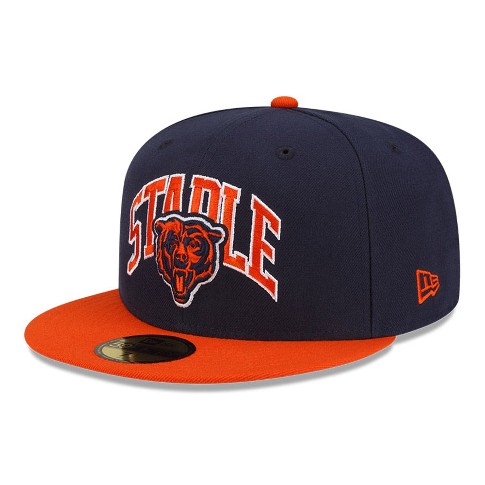 Chicago Bears x Staple Navy 59FIFTY Fitted Cap