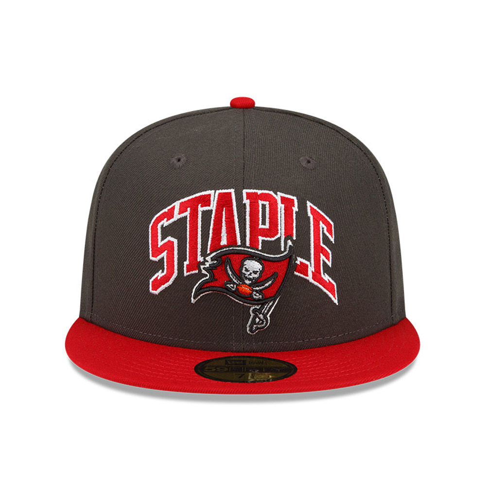 Tampa Bay Buccaneers x Staple Dark Grey 59FIFTY Fitted Cap
